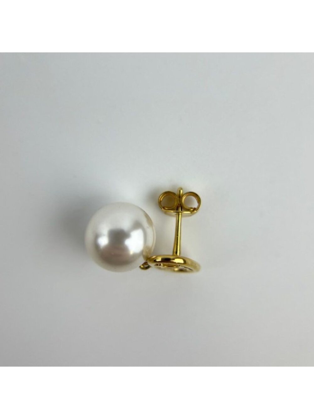 Celine Logo Triomphe Earrings Gold Vintage - Picture 7 of 16